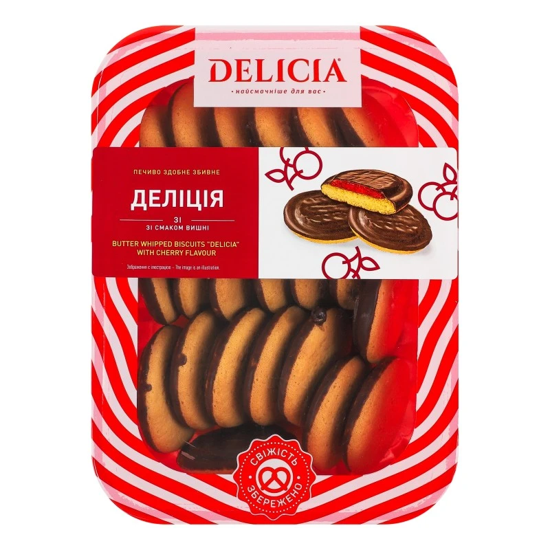 ПечивоPзіPсмакомPвишні Delicia, 300 г