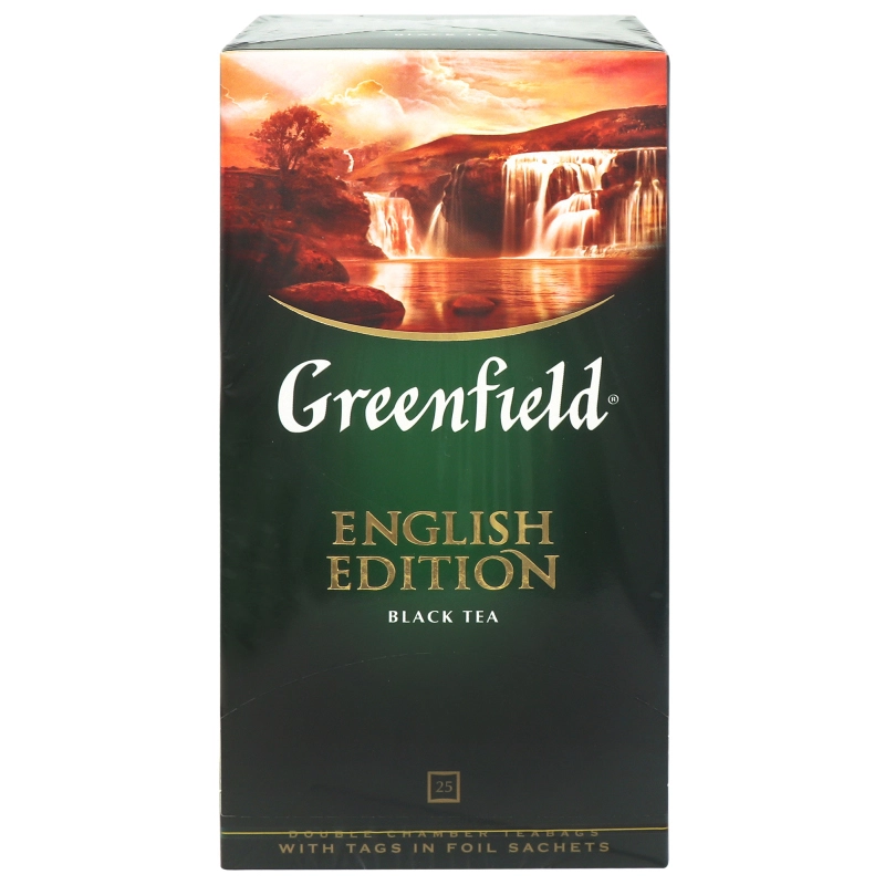 Чай пакетований чорний English Edition Greenfield, 25 шт/уп.