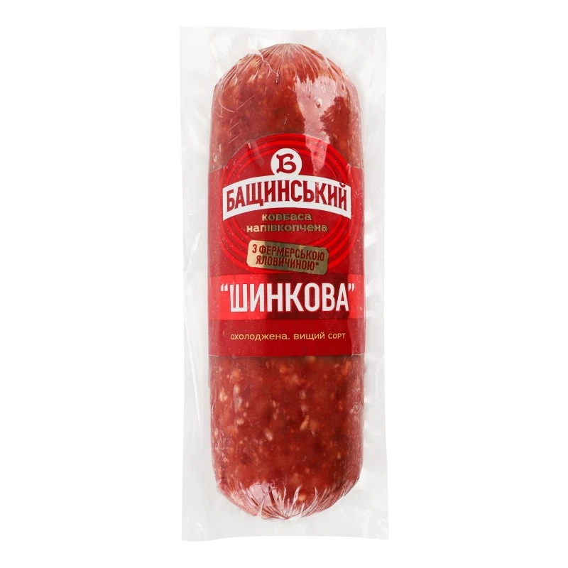 Колбаса полукопченая Шинкова Бащинський, 280 г