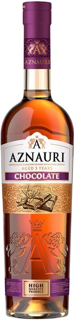 Напій алкогольний 30% Aged 5 Years Chocolate De Luxe Aznauri пл 0.5 л