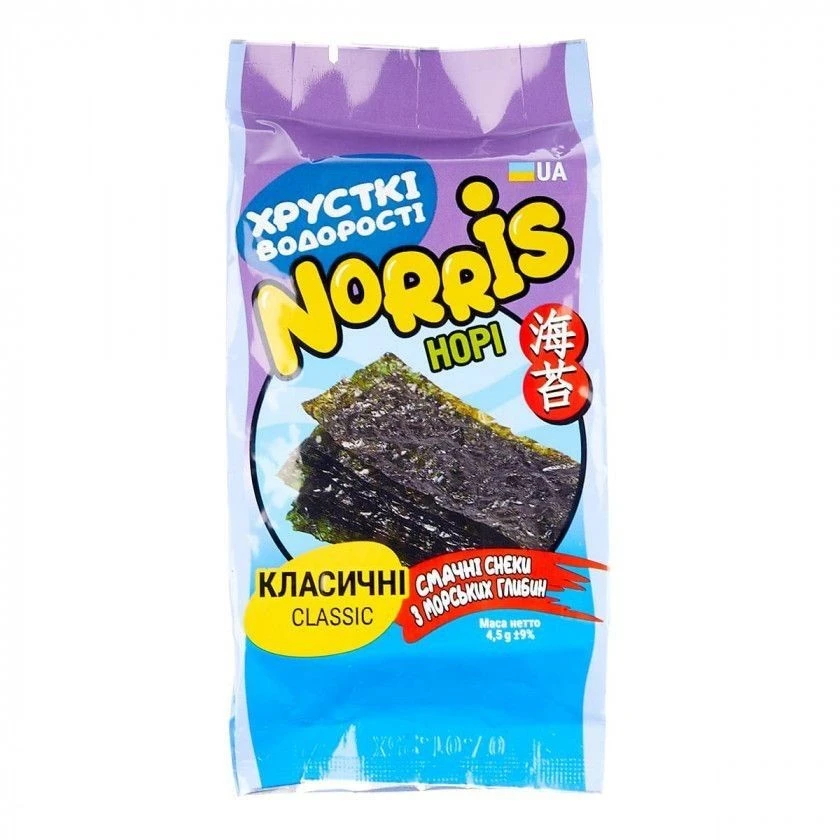 Чіпси норі Класичні Norris, м/у 4.5г