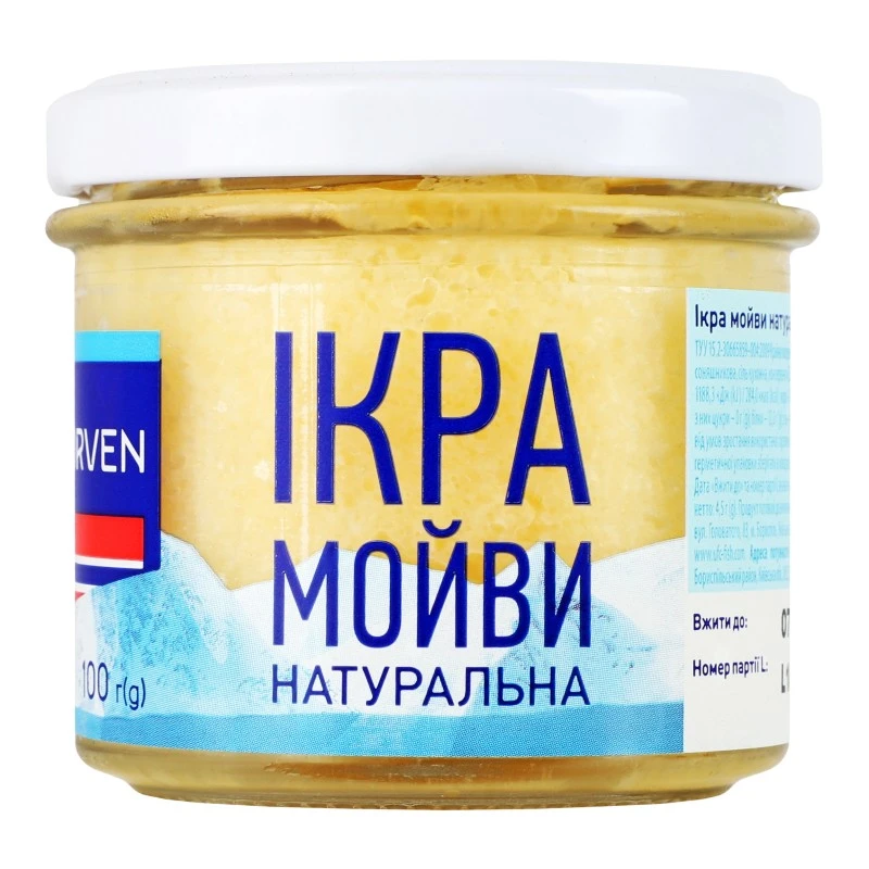 Ікра мойви натуральна Norven, 100 г