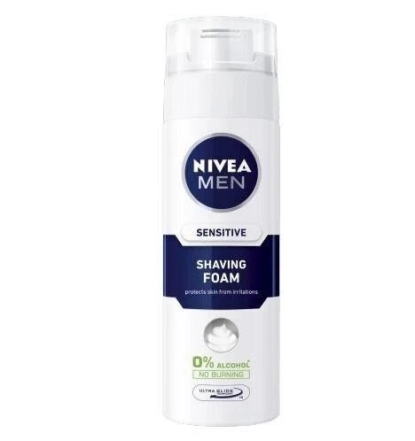 Піна для гоління заспокійлива для чутливої шкіри Nivea Men, 200 мл