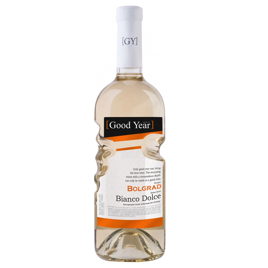 Вино біле напівсолодке Blanco Dolce Bolgrad, 0.75 л