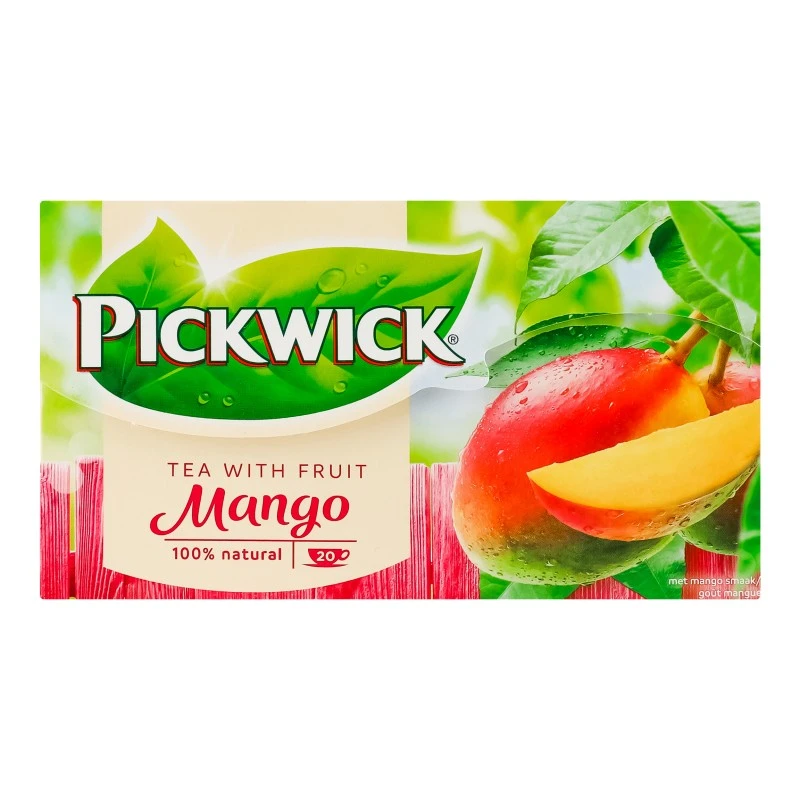 Чай чорний пакетований з ароматом манго Pickwiсk BwA, 1,5г*20 пак.