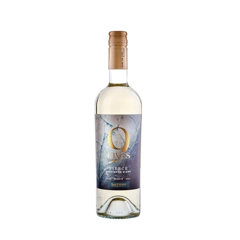 Вино біле сухе 9 Lives Reserve Sauvignon Blanc Gato Negro, 0.75 л