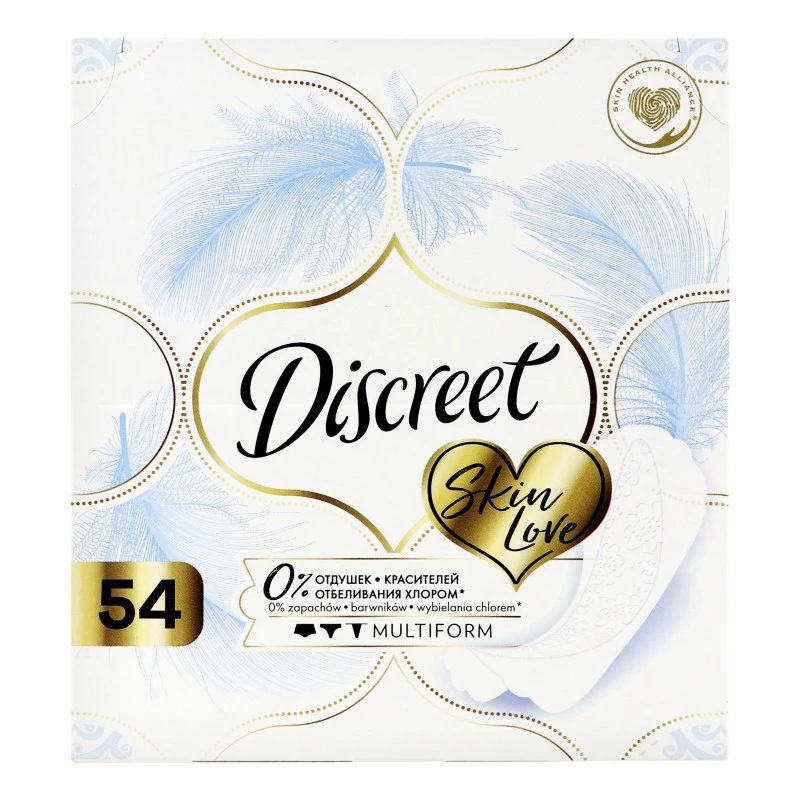 Прокладки гігієнічні щоденні Multiform Skin Love Discreet, 54 шт/уп.