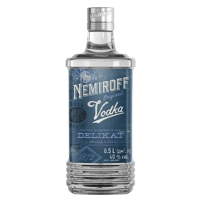 Горілка м&#039;яка Delikat Originals Nemiroff, 0.5 л