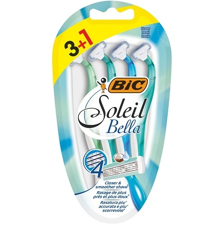 Набір бритв без змінних картриджів Soleil Bella Bic, 3+1