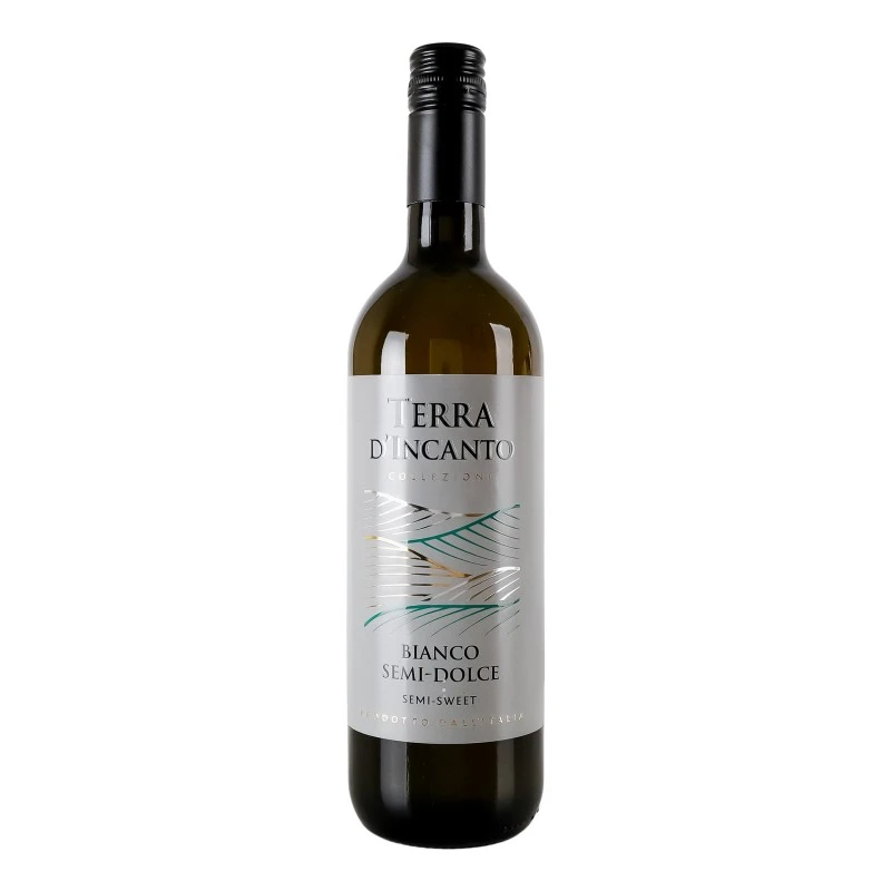 Вино 10.5% біле напівсолодке Bianco Semi sweet Terra d&#039;Incante, пл 0.75 л