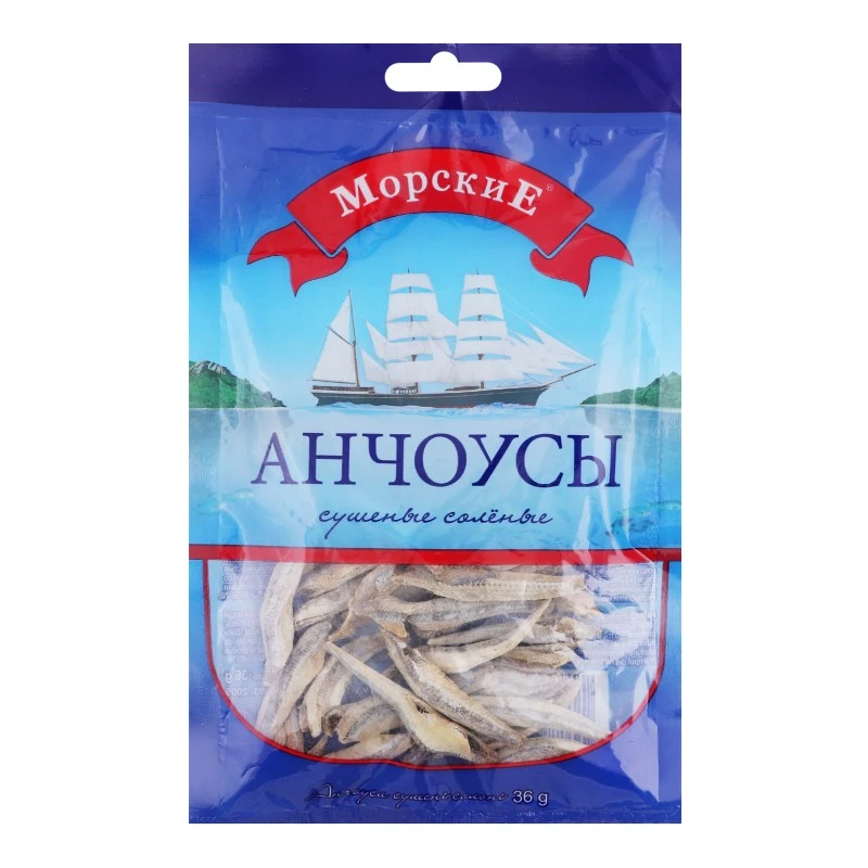 Риба сушена Анчоус Морські, 36 г