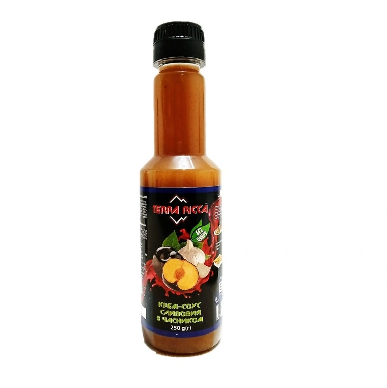 Крем-соус сливовий з часником Terra Ricca, 250 г