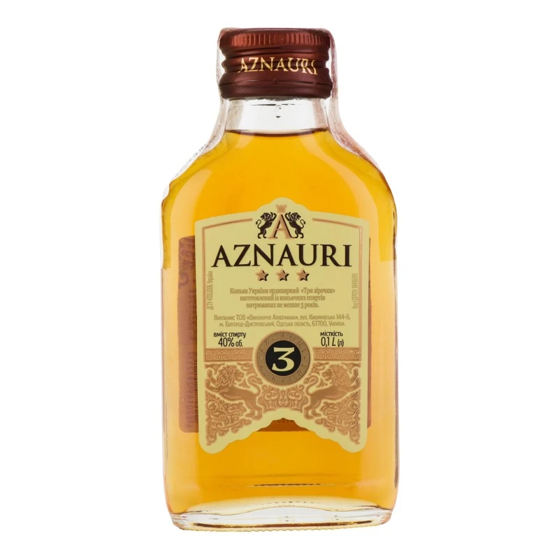 Коньяк Aznauri 3 роки витримки, 0.1 л