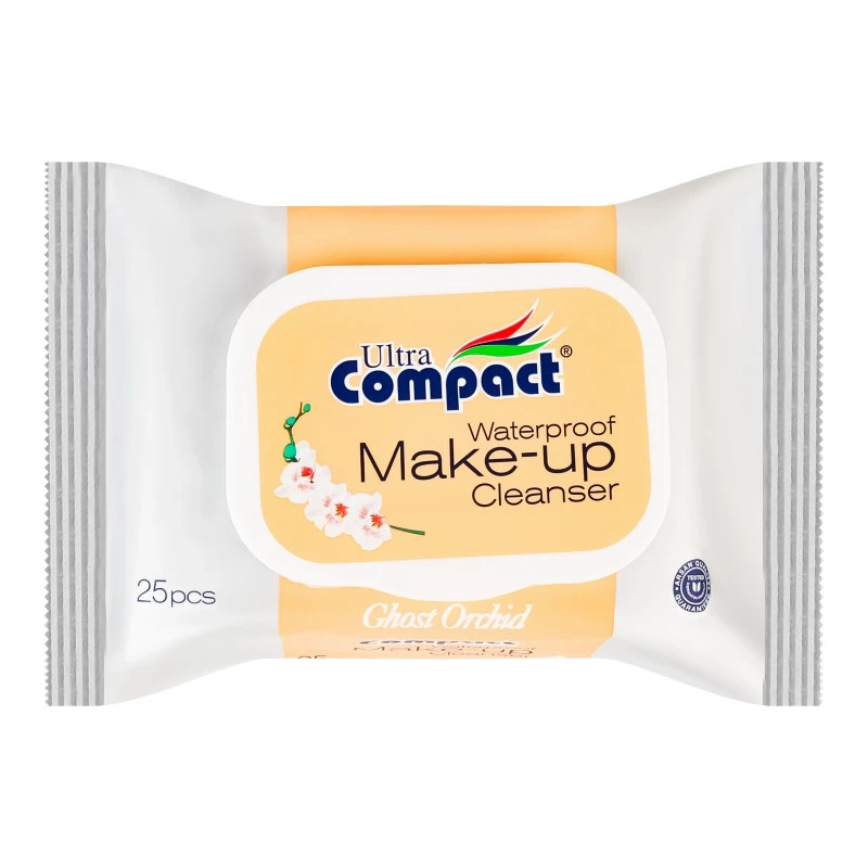 Вологі серветки для зняття макіяжу Make Up Ultra Compact, 25 шт/уп.