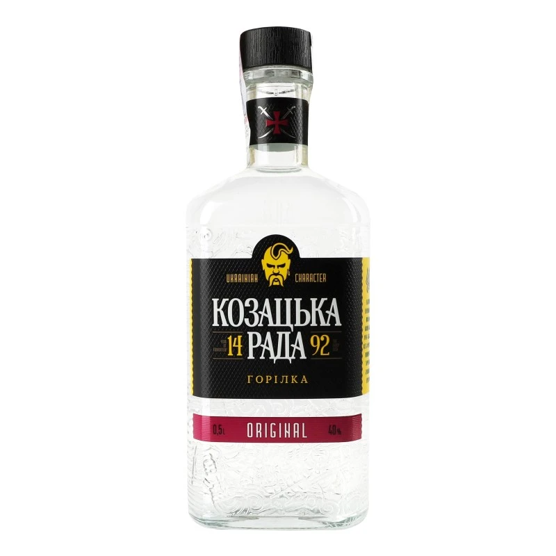 Горілка Оригінальна Козацька Рада, 0.5 л