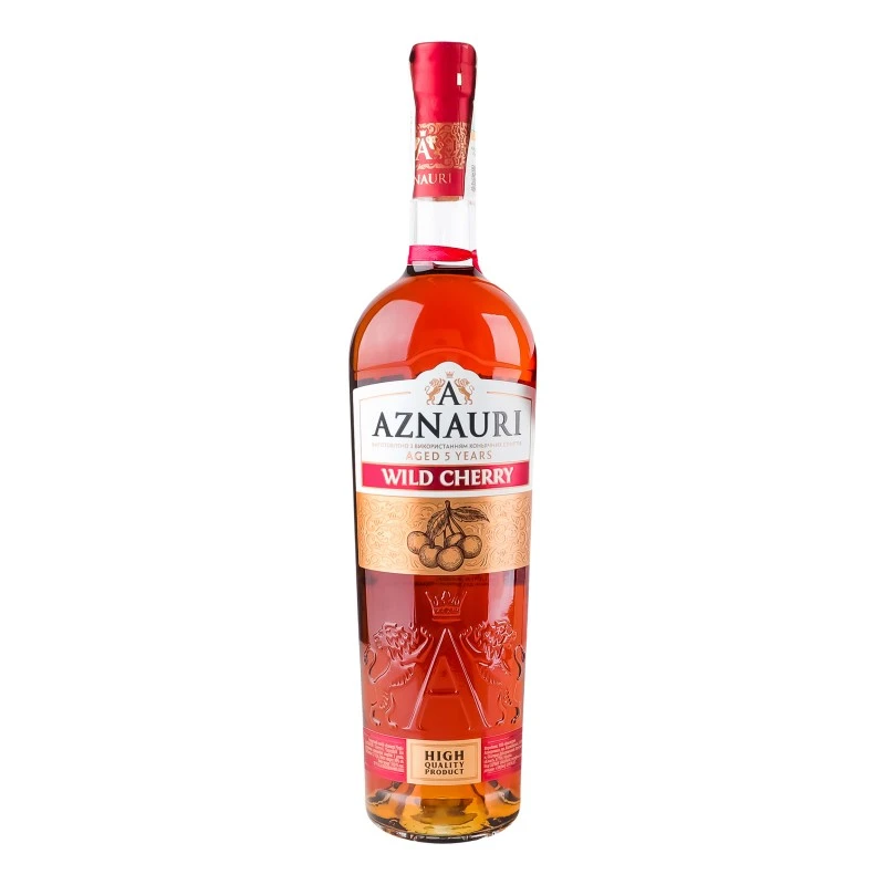 Напій спиртний 30% Aged 5 Years Wild cherry Aznauri пл 0.7 л