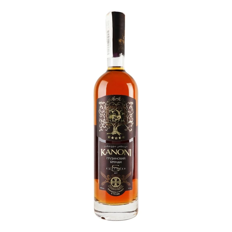 Коньяк 5 років грузинський Kanoni, 0.5 л