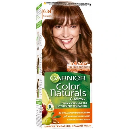 Фарба для волосся 6.34 Карамель Garnier, 110 мл