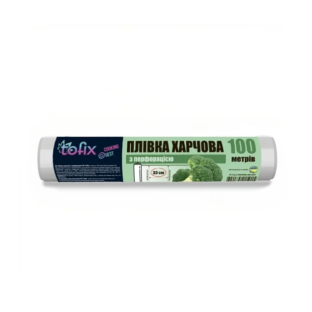Плівка харчова 290мм*100м Tofix, шт