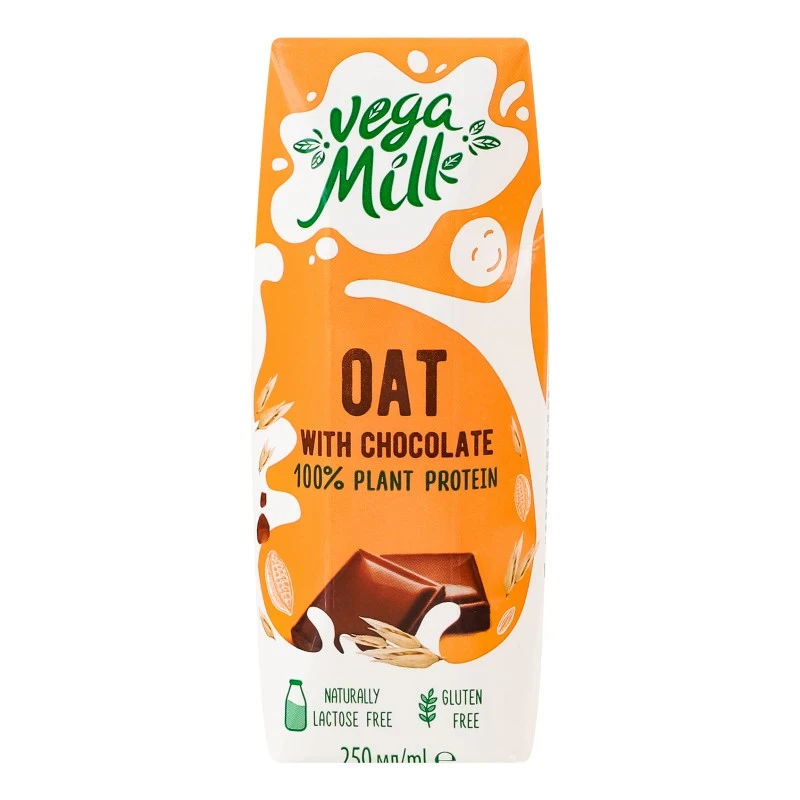 Напій вівсяний ультрапастеризований Chocolate Vega Milk т/п 250мл