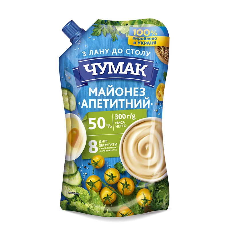 Майонез 50% Апетитний Чумак, 300 г