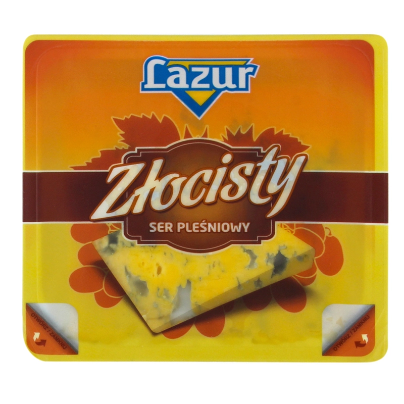 Сир 50% золотистий з пліснявою Lazur, 100г