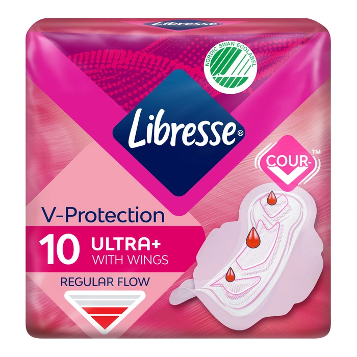 Прокладки гігієнічні Ultra Normal Soft Libresse, 10 шт/уп.