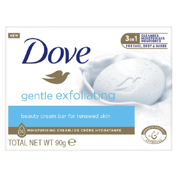 Крем-мило 3 в 1 Ніжне злущування Dove, 90 г