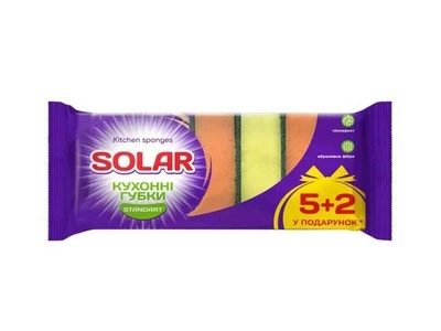 Губки кухонніые Standard Solar, 7шт.