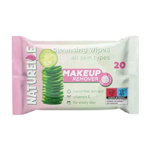 Вологі серветки для зняття макіяжу Make Up Naturelle, 20 шт/уп.