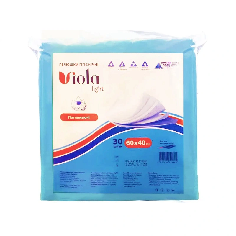 Пелюшки гігієнічні Віола light 60x40 30 , шт