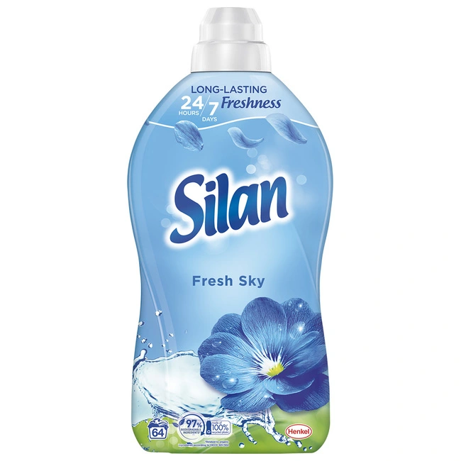 Пом&#039;якшувач для тканин концентрований Fresh Sky Silan, 1.408л