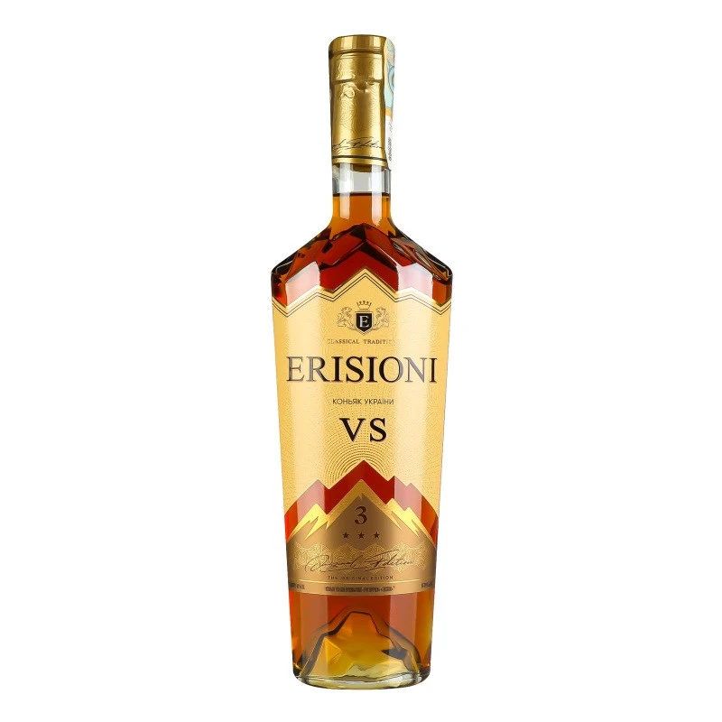 Коньяк 3 зірки VS Erisioni, 0.5 л