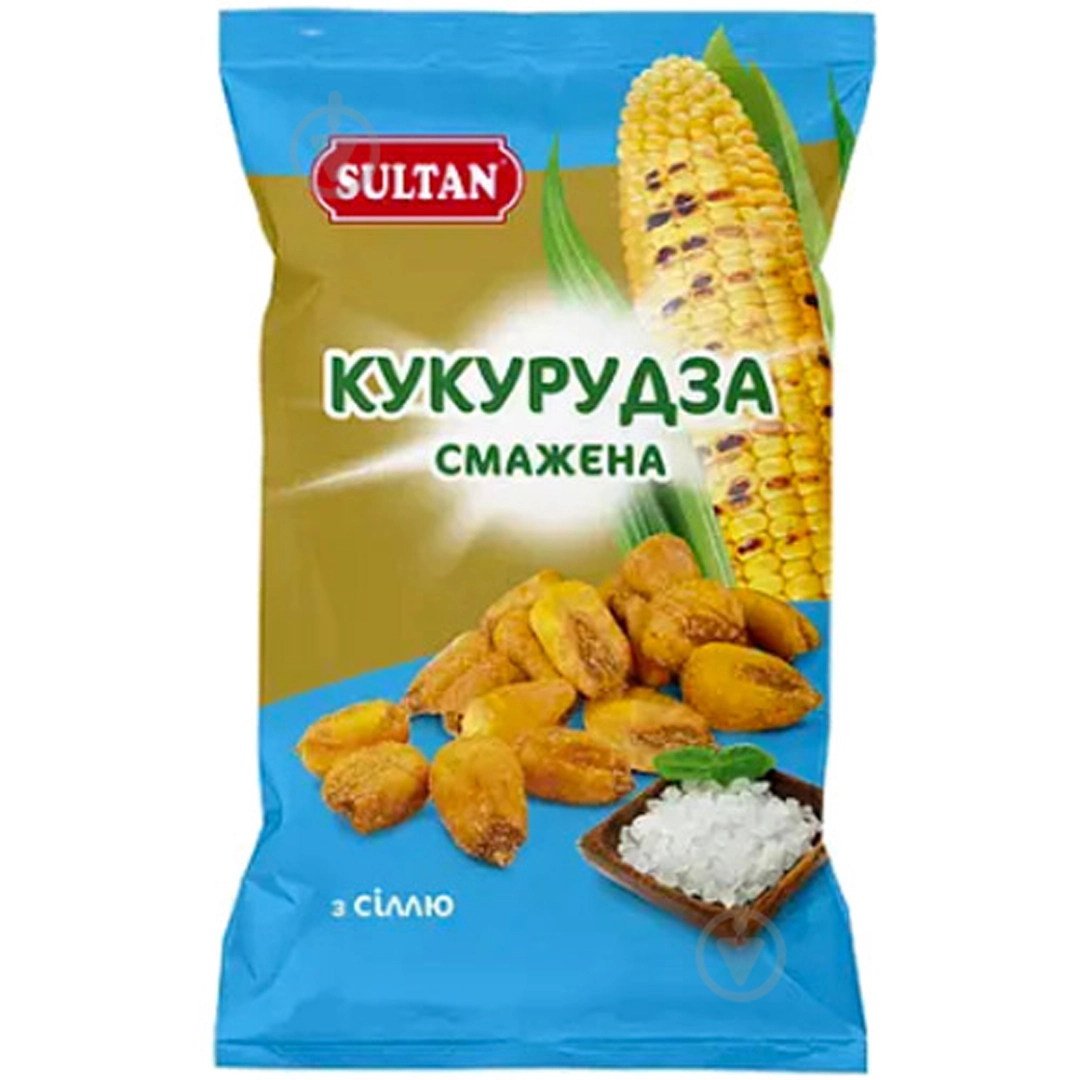 Кукурудза смажена солона Sultan, 60 г