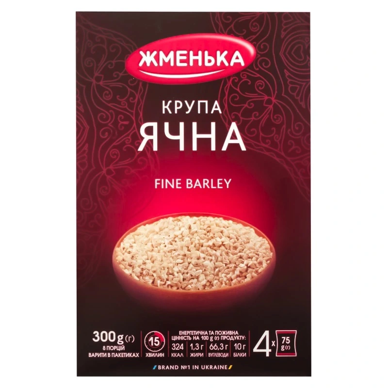 Крупа ячна Жменька, 300 г