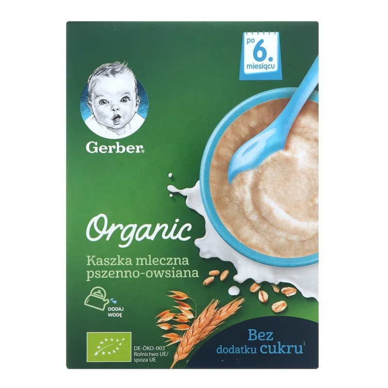 Каша молочна вівсяно-пшенична з бананом та манго Gerber, 240 г