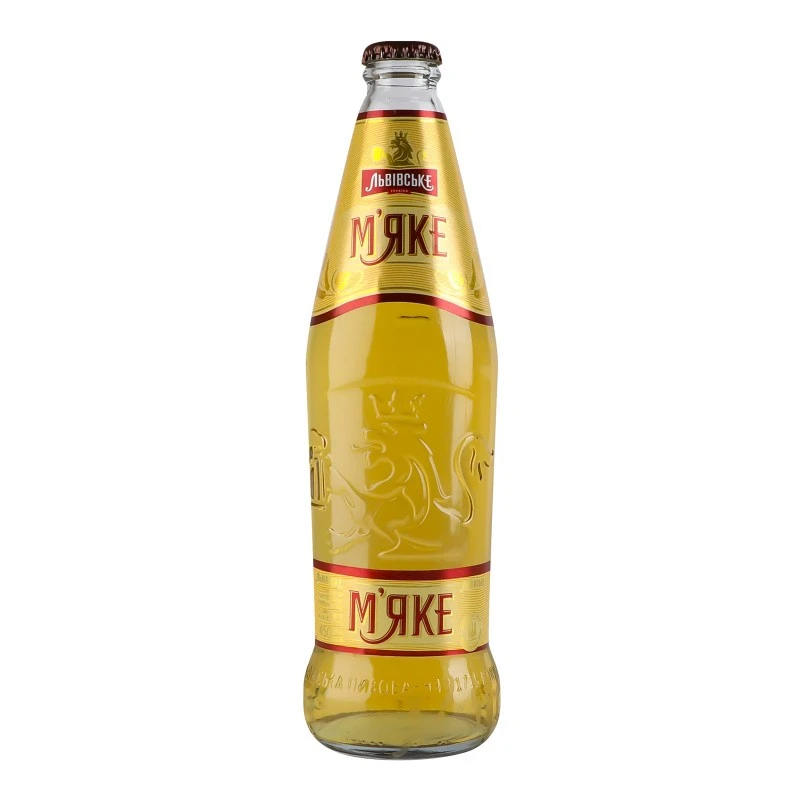 Пиво світле М&#039;яке Львівське, 0.45 л