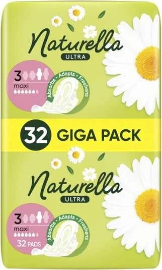 Прокладки гігієнічні Ultra Maxi Quatro Naturella, 32 шт/уп.