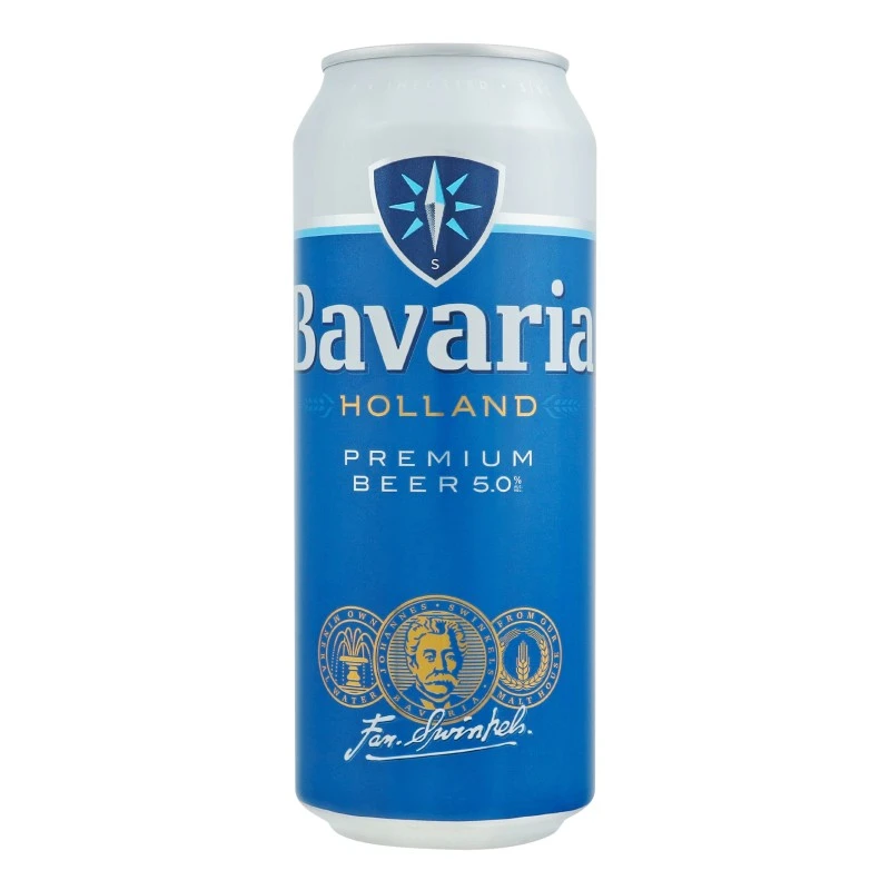 Пиво світле Premium ж/б Bavaria, 0.5 л