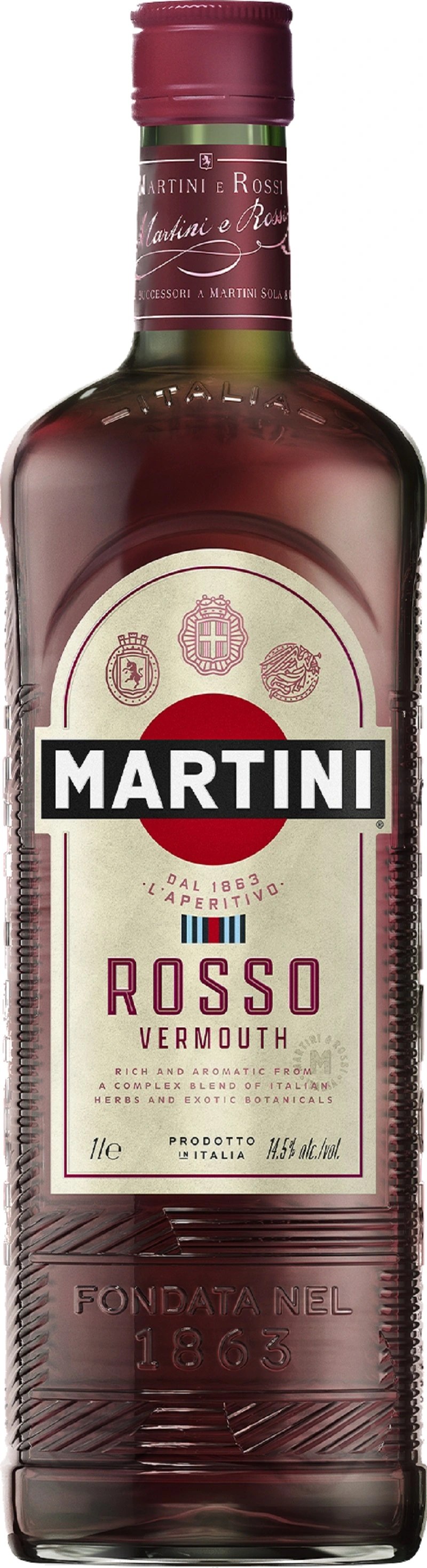 Вермут червоний десертний Rosso Martini, 1 л
