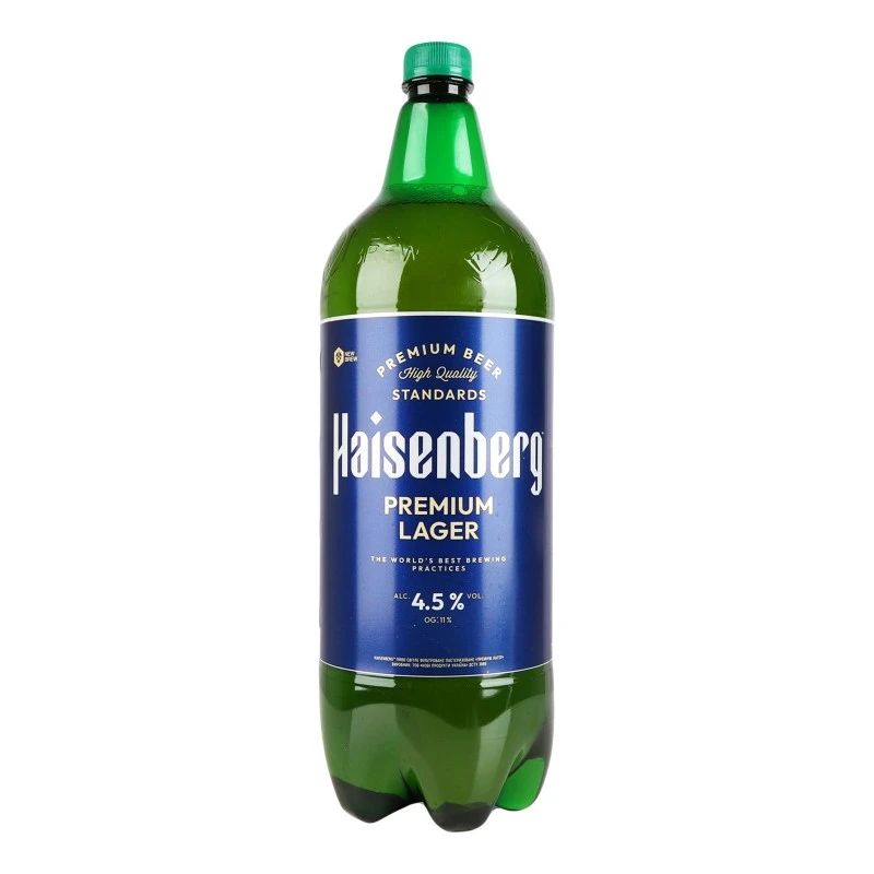 Пиво світле Premium Lager Haisenberg, 1.8 л