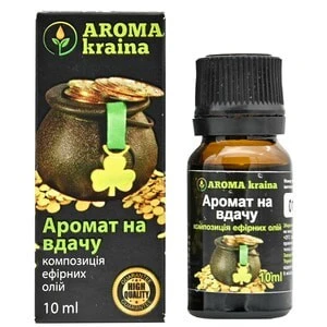 Композиція ефірних олій Аромат на вдачу Aroma kraina, 10 мл
