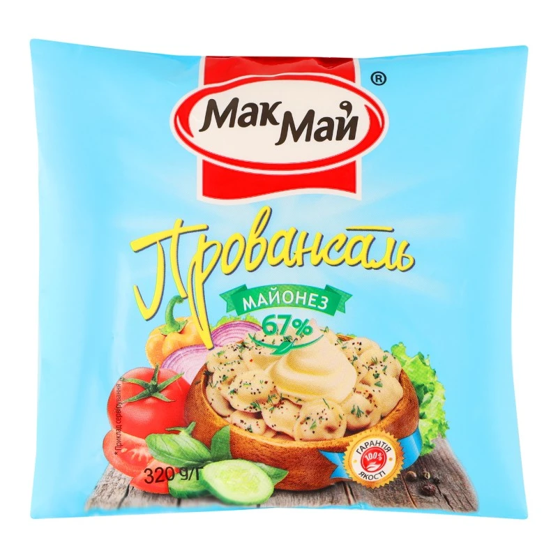 Майонез 67% Провансаль МакМай, 320г