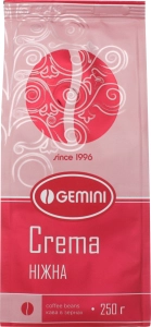 Кава зерно Gemini Cream Фуд пак, 250 г