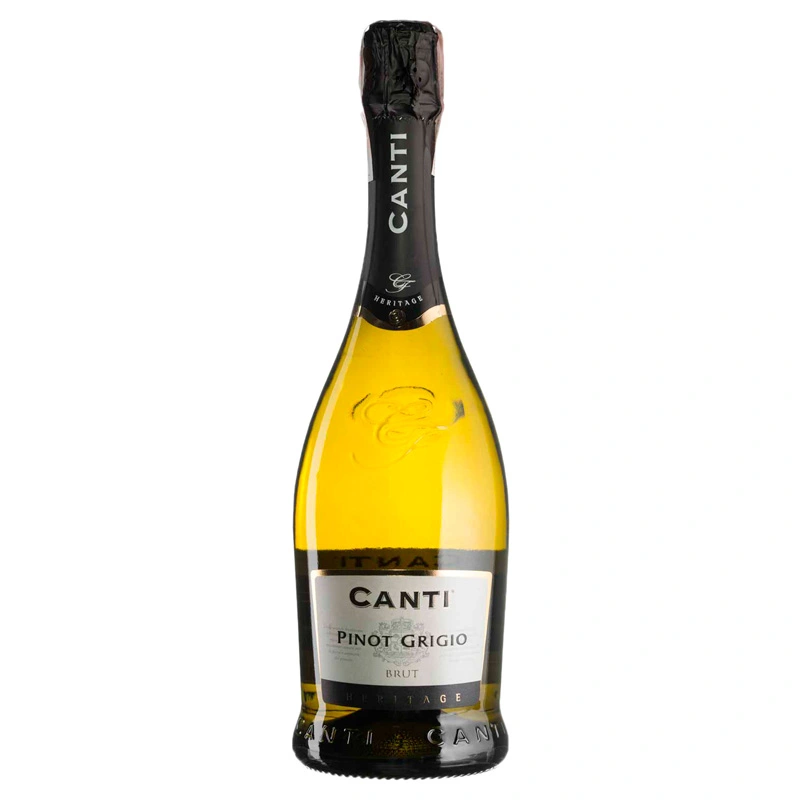 Вино ігристе біле брют Pinot Grigio Brut Canti, 0.75 л