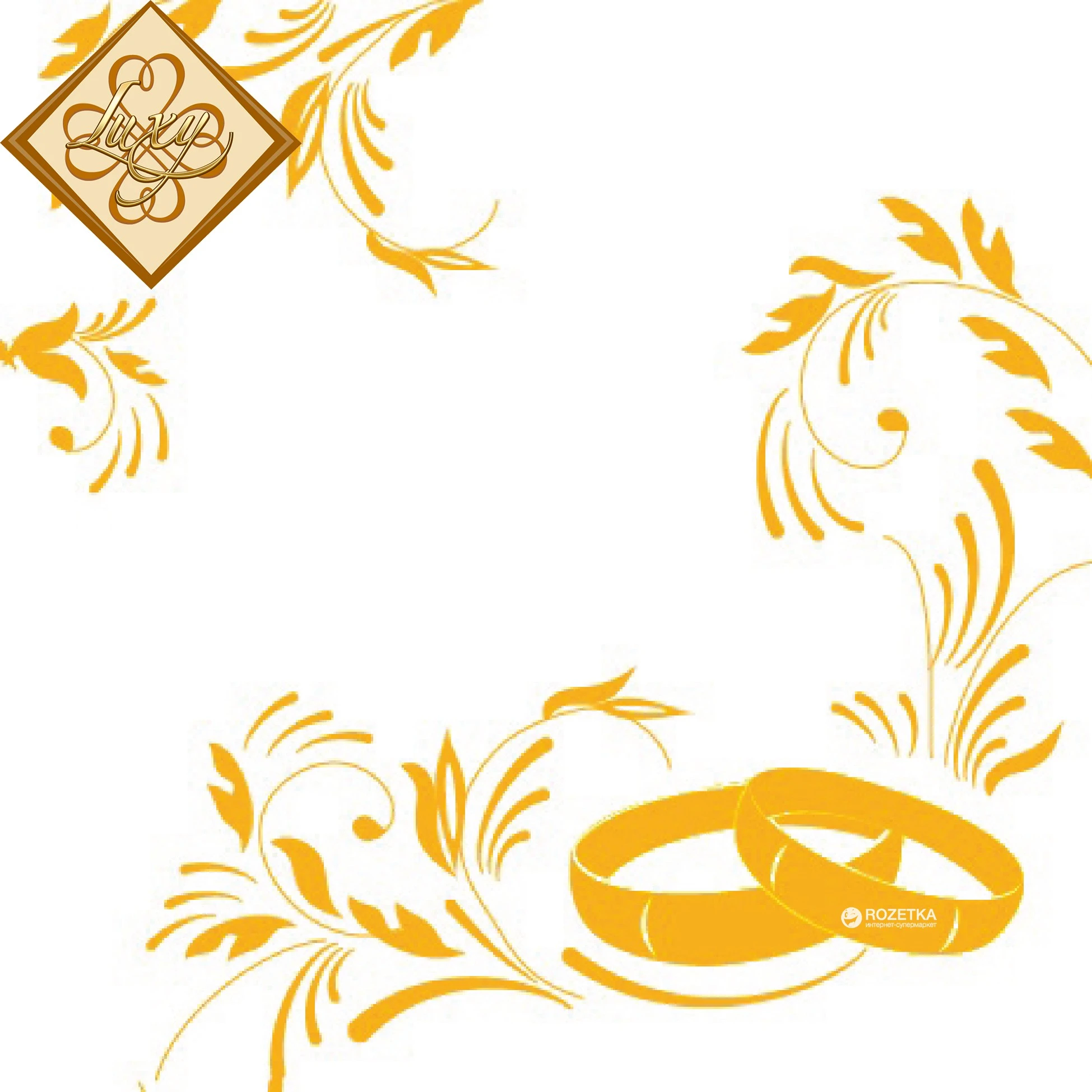 Серветка столова 33*33 см, 3 шари,  Luxy, 18шт