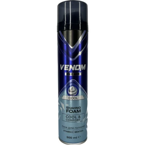 Піна для гоління охолоджувальна Cool Venom for men, 300 мл
