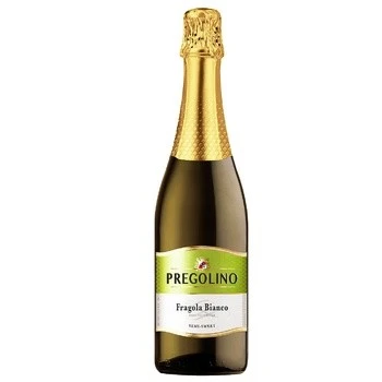 Напій винний ігристий білий напівсолодкий Fragola Bianco Pregolino, 0.75 л