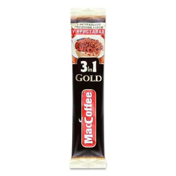 Напій кавовий розчинний 3в1 Gold MacCoffee, 16 г