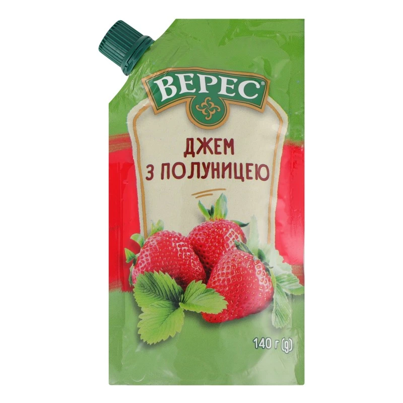 Джем з полуницею Верес д/п 140г